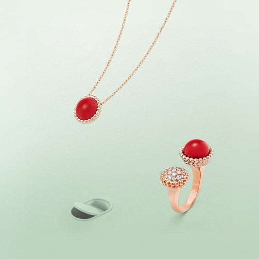 [OAK JURI]PERLEE COULEURS DIAMOND ROSE GOLD BETWEEN THE FINGER RING