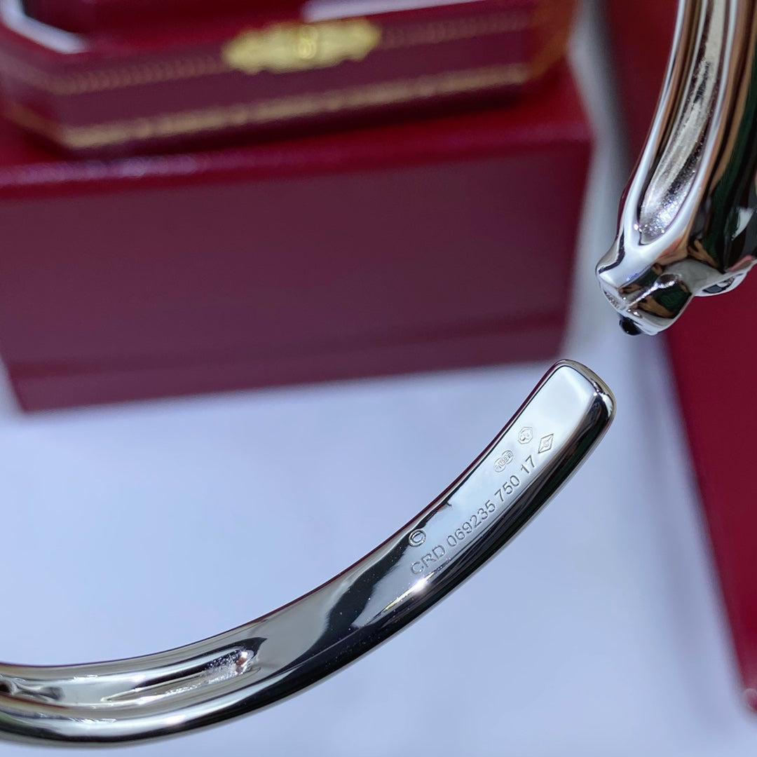 [OAK JURI]PANTHERE SILVER OPEN BRACELET