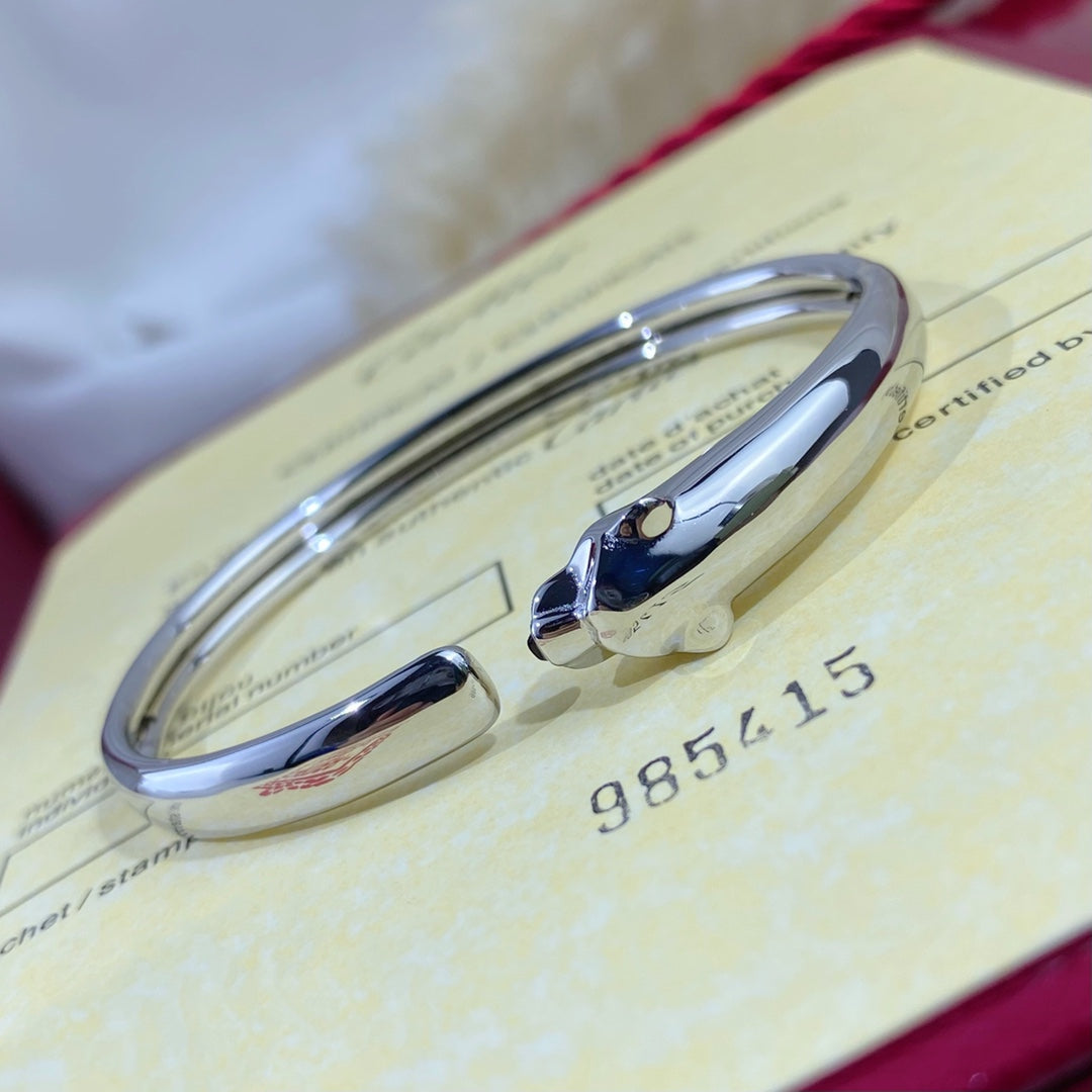 [OAK JURI]PANTHERE SILVER OPEN BRACELET
