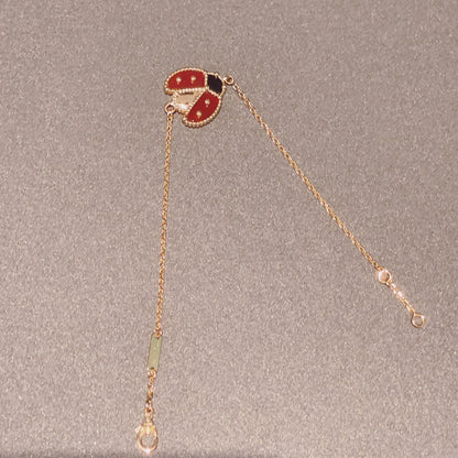[OAK JURI]LUCKY SPRING 1 MOTIF PINK GOLD BRACELET