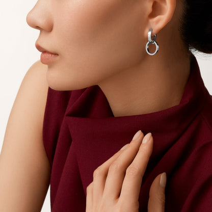 [OAK JURI]LOVE 3.3MM DANGLE EARRINGS