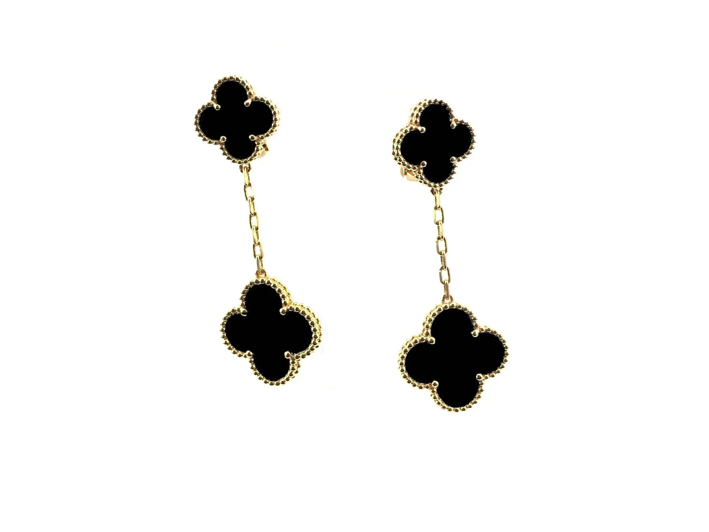 [OAK JURI]CLOVER 2 MOTIFS  EARRINGS (MULTIPLE CHOICESC