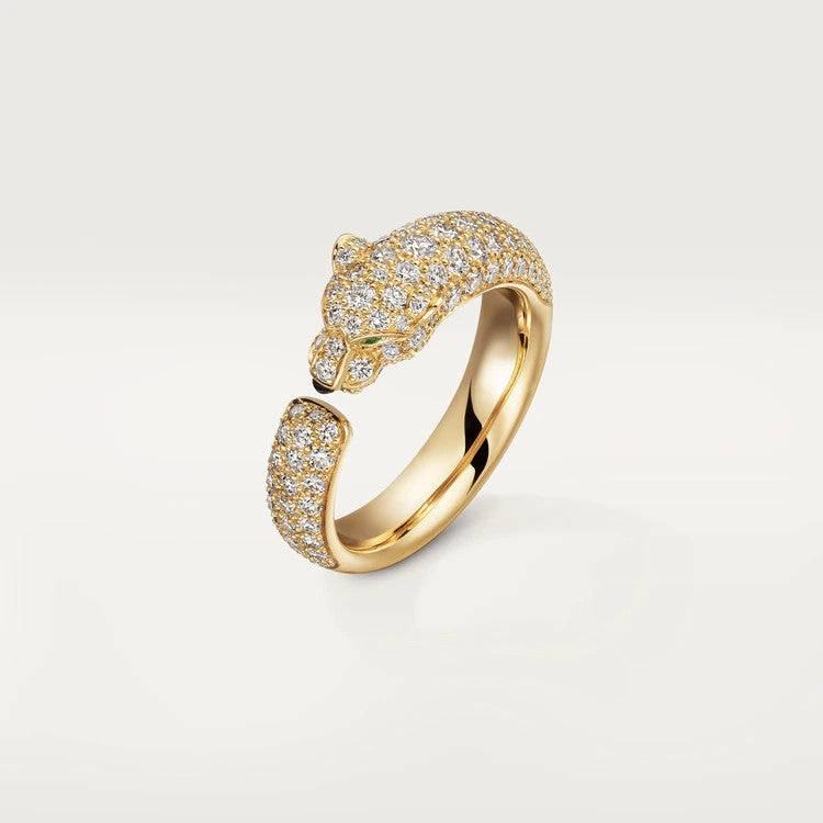 [OAK JURI]PANTHERE PINK GOLD DIAMOND RING